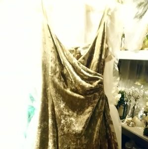 Long velvety Georgio Armani dress